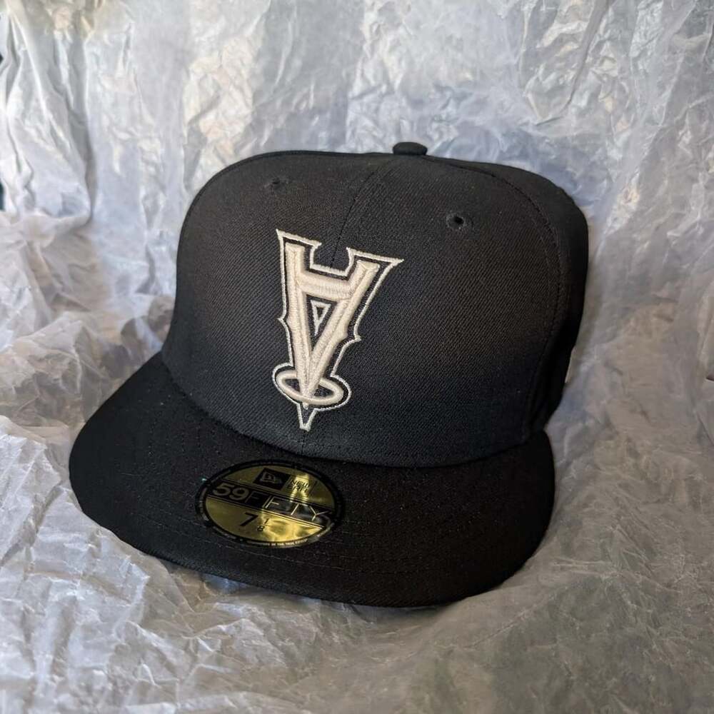 New Era 59FIFTY Anaheim Angels Upside Down Halo Fitted Hat 7 1/8
